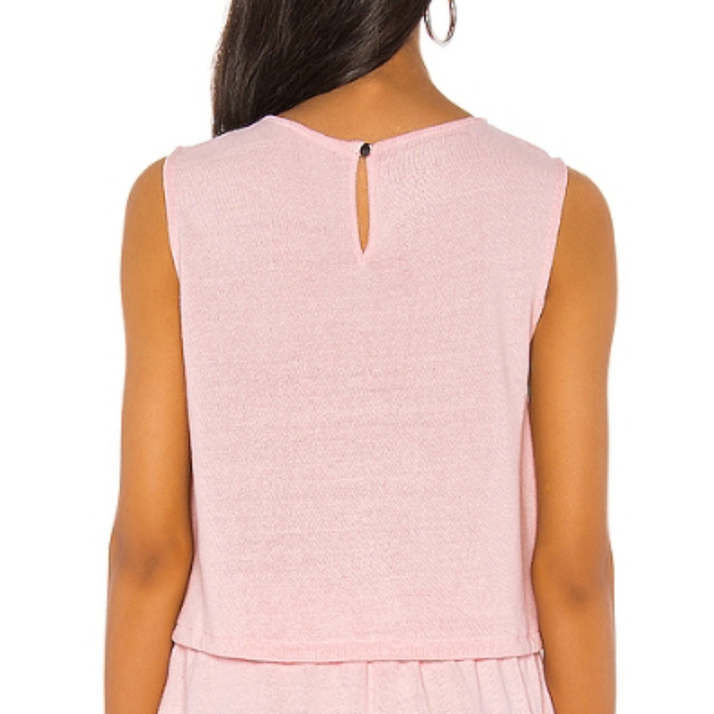 Callahan Coco Tank in Baby Pink - Picture 3 of 6
